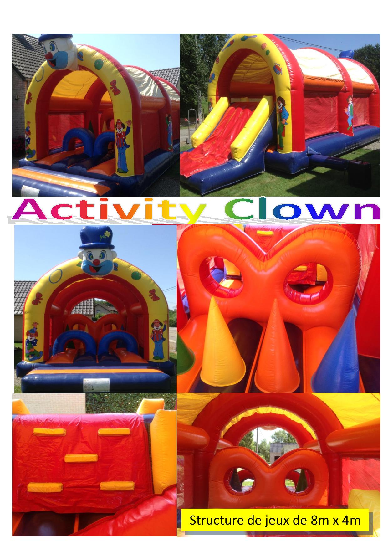 Fiche technique « Activity clown » – Jeuxetchateaux